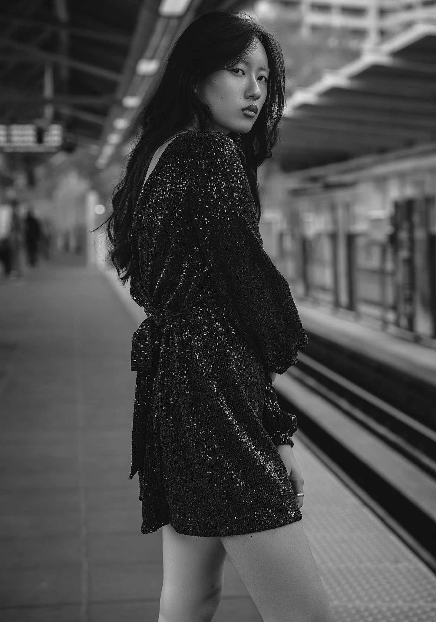 Sara street-style editorial frame in Burnaby daytime light