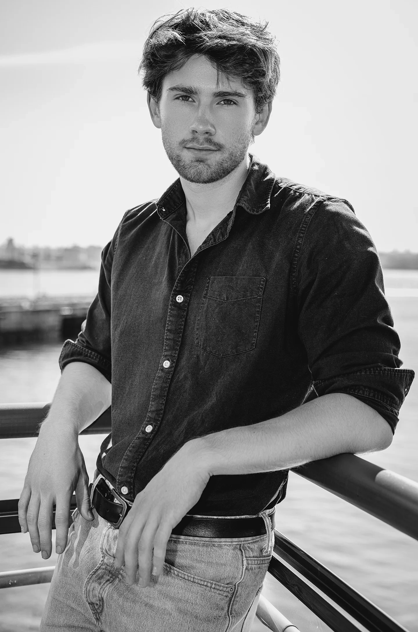Nathan editorial cover portrait near North Vancouver Lonsdale Quay